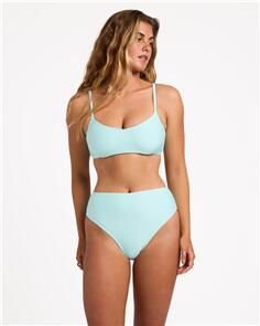 BILLABONG WOMENS TANLINES LILA D/DD BRALETTE BIKINI TOP CRYSTAL BLUE