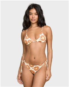 BILLABONG WOMENS FRESH DAZE TIE SIDE TANGA BIKINI BOTTOM SALT CRYSTAL