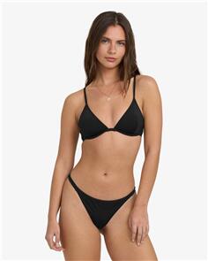 BILLABONG WOMENS SOL SEARCHER MAYA BIKINI BOTTOM BLACK PEBBLE