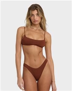 BILLABONG WOMENS SOL SEARCHER HIKE BIKINI BOTTOM COWHIDE