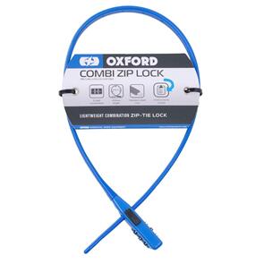 OXFORD COMBI ZIP LOCK BLUE 470MM LK152 (EA)