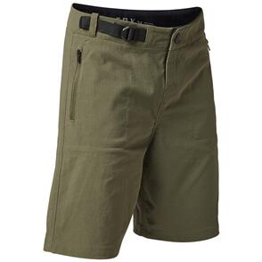 FOX RACING 2023 YOUTH RANGER SHORTS WITH LINER [OLIVE GREEN]