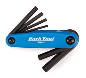 PARK TOOL FOLD-UP HEX WRENCH SET:  3MM TO 6MM, 8MM, 10MM