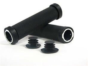 VELO GRIPS MTB BLACK BLACK FILE LOCK ON 130MM