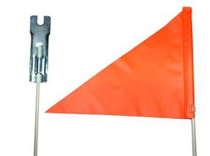 MISC SAFETY FLAG 156CM ONE PIECE