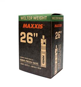 MAXXIS TUBE 26 X 1.50/2.50 WELTERWEIGHT FV 48MM RVC, 0.8MM THICK