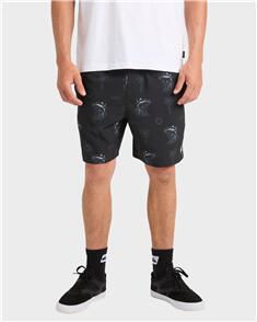 QUIKSILVER MENS ATOLL VOLLEY 18" SWIM SHORTS BLACK