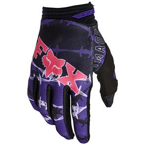 FOX RACING 2023 180 BARBED WIRE SE GLOVES [PURPLE]