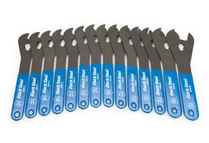 PARK TOOL SHOP CONE WRENCH SET:  13MM TO 24MM, 26MM, AND 28MM
