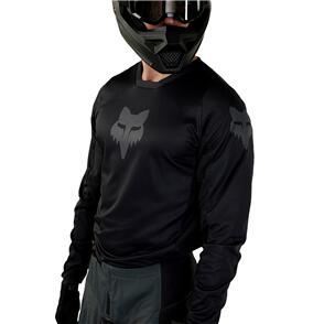 FOX RACING MOTO 2025 180 BLACKOUT JERSEY [BLACK]