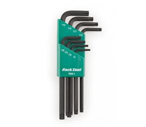PARK TOOL TORX® COMPATIBLE WRENCH SET:  T9 TO T40