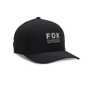 FOX RACING NON STOP TECH FLEXFIT HAT [BLACK]