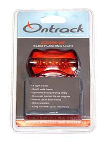 ONTRACK GLARE REAR LED  W/BATTERY  &  BRACKET
