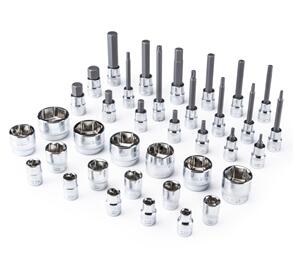 PARK TOOL SOCKET & BIT SET - 37 PIECES