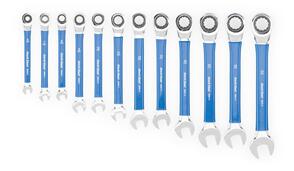 PARK TOOL RATCHETING METRIC WRENCH SET OF 12:  6MM TO 17MM