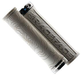 RACE FACE RF GRIPS HALF NELSON SINGLE LOCK ON GREY      (AC990062)