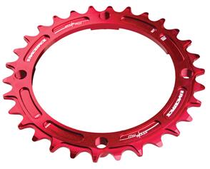 RACE FACE RF CHAINRING SINGLE NARROW WIDE 104X30T RED      (RNW104X30RED)