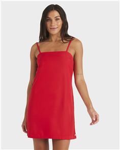 ROXY PLAYA BLANCA MINI DRESS (RIO) RIO RED RIO RED