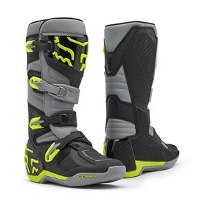 FOX RACING MOTO 2025 COMP BOOTS [GREY/YELLOW]