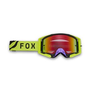 FOX RACING MOTO 2025 AIRSPACE THROTTLE GOGGLES SPARK [BLACK/YELLOW]