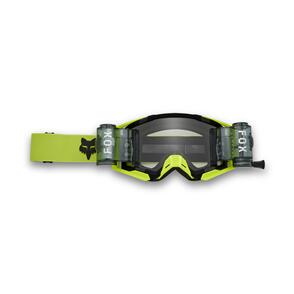 FOX RACING MOTO 2025 AIRSPACE ROLLOFF GOGGLES [FLO YELLOW]