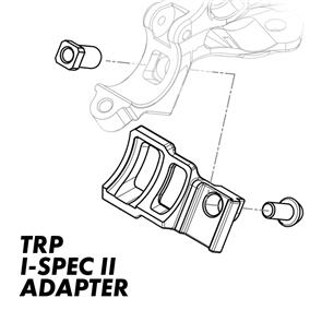 TRP SHIFTER ADAPTER I-SPEC B TO I-SPEC II LEFT HAND SIDE (HD3.4)