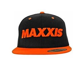 MAXXIS STREET HIP HOP SNAPBACK CAP BLACK/ORANGE