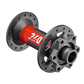 DT SWISS DT HUB 240 FRONT BOOST 15/110MM IS 28H (H240BDIXR28SA6481S)
