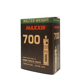 MAXXIS TUBE 700C X 33/50 FV WELTERWEIGHT 48MM RVC, 128G 0.8MM WALL
