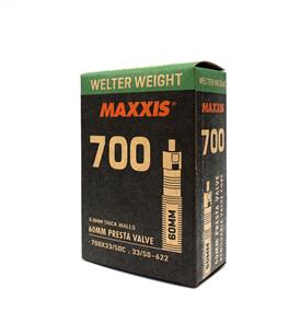 MAXXIS TUBE 700C X 33/50 FV WELTERWEIGHT 60MM RVC, 129G 0.8MM WALL