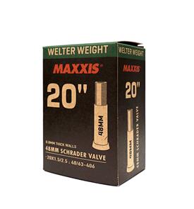 MAXXIS TUBE 20 X 1.5/2.5 SV 48MM WELTERWEIGHT RVC, 0.8MM THICK