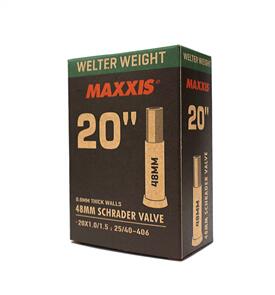 MAXXIS TUBE 20 X 1.0/1.5 SV 48MM WELTERWEIGHT RVC, 0.8MM THICK