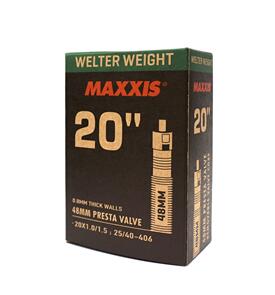 MAXXIS TUBE 20 X 1.0/1.5 FV 48MM WELTERWEIGHT RVC, 0.8MM THICK