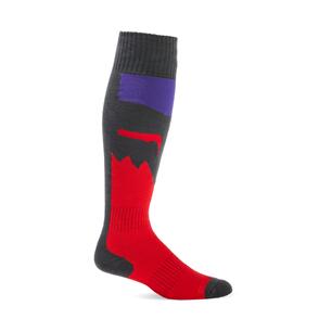 FOX RACING MOTO 2025 180 FLORA SOCKS [GREY/RED]