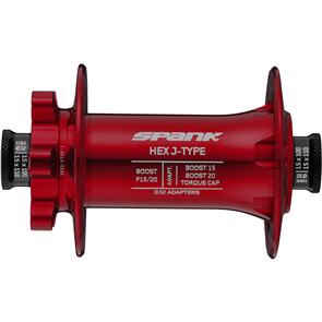 SPANK SPANK HEX J-TYPE BOOST 15/20X110MM FRONT HUB 32H RED
