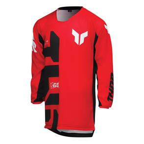 THOR MX 2025 YOUTH LAUNCH JERSEY FORGE RED