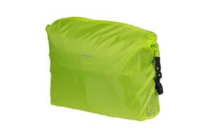 BASIL KEEP DRY & CLEAN RAINCOVER, HORIZONTAL FIT FOR PANNIER BAGS, FLURO/REFLECTIVE ACCENT