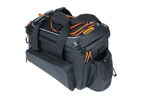 BASIL MILES TARPAULIN TRUNKBAG PRO, MIK  9-36L, BLACK ORANGE