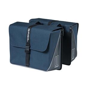 BASIL FORTE DOUBLE BAG, 35L, NAVY BLUE/BLACK
