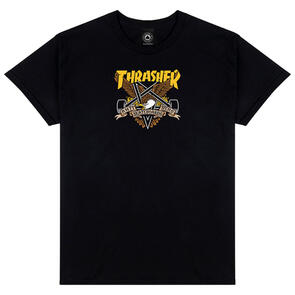 THRASHER X ANTIHERO EAGLEGRAM S/S BLACK