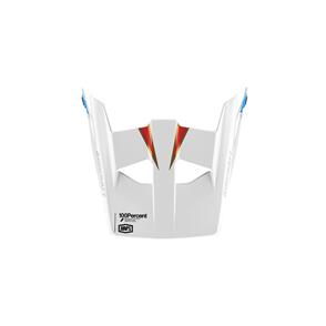 100% AIRCRAFT REPLACEMENT VISOR KNOX/WHITE 