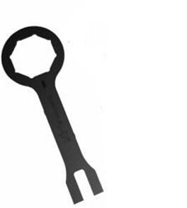 CROSSPRO SUSPENSION KEY FORK WRENCH CROSSPRO 50.6MM SILVER