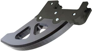 CROSSPRO DISC GUARD REAR CROSSPRO BLACK