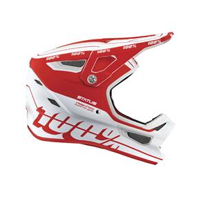 100% STATUS HELMET TOPENGA RED/WHITE 