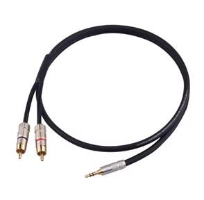 SKAA MALE 2X RCA TO 3.5MM TRS CABLE FROM DJ DECKS TO SKAA AKIKO 50CM SINGLE