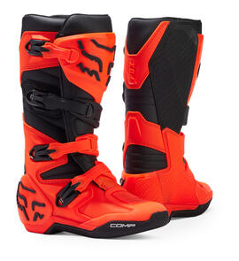 FOX RACING MOTO 2025 MX YOUTH COMP BOOT FLUORESCENT ORANGE