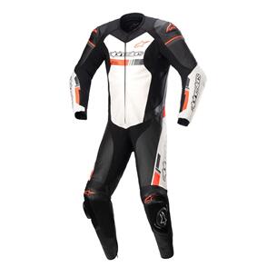 ALPINESTARS ROAD  GP FORCE CHASER 1PIECE SUIT BLACK/WHITE/RED FLUORO