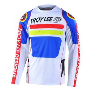 TROY LEE DESIGNS SPRINT JERSEY DROP IN WHITE | YOUTH