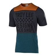 TROY LEE DESIGNS YOUTH SKYLINE JERSEY CHECKERS BOURBON/CORSAIR