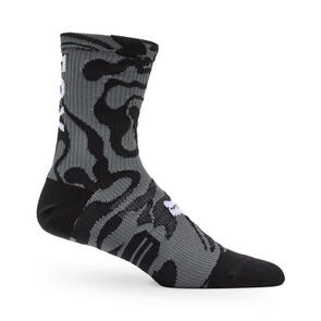 FOX RACING 2025 MTB 6' RANGER SOCK FREQUENCY-BLACK